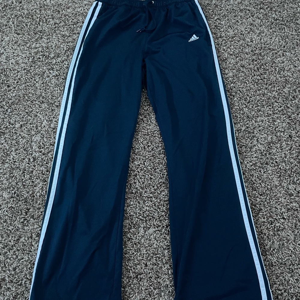 Blue Adidas sweatpants